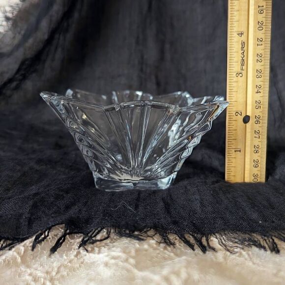 Vintage Crystal Bowl Dish Fifth Avenue Crystal LTD - Picture 8 of 8